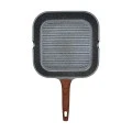 GRILL PAN STONE NON-STICK CAST ALUMINUM 28cm