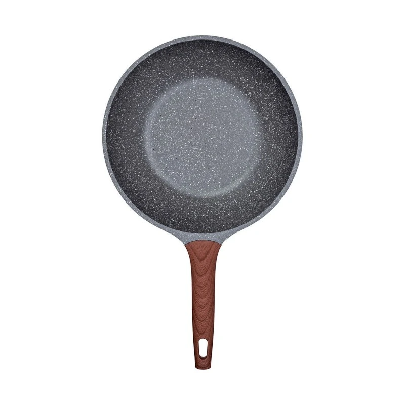 WOK STONE NON-STICK CAST ALUMINUM 28cm