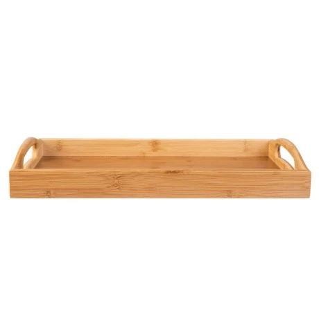 SERVING PLATE BAMBOO ESSENTIALS 44x29.5x5.5cm WITH HANDLES