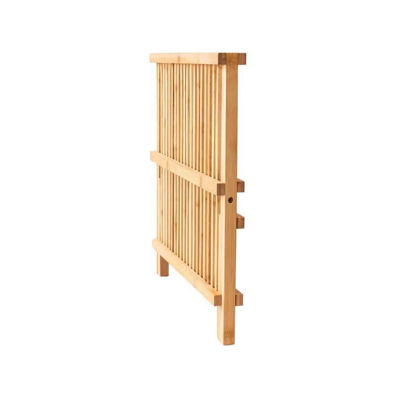 DISH RACK BAMBOO ESSENTIALS FOLDABLE 42x27.5x38cm 2-TIER