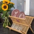 DISH RACK BAMBOO ESSENTIALS FOLDABLE 42x27.5x38cm 2-TIER