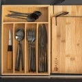 ESTIA ΘΗΚΗ ΣΥΡΤΑΡΙΟΥ ΓΙΑ ΜΑΧΑΙΡΟΠΙΡΟΥΝΑ BAMBOO ESSENTIALS 5 ΘΕΣΕΩΝ 33x23x4.5cm