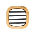 TRIVET FOR COOKWARE BAMBOO ESSENTIALS METALLIC 17x17x1cm BLACK