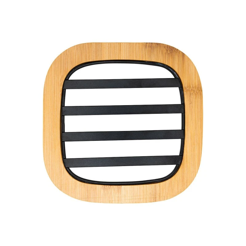 TRIVET FOR COOKWARE BAMBOO ESSENTIALS METALLIC 17x17x1cm BLACK