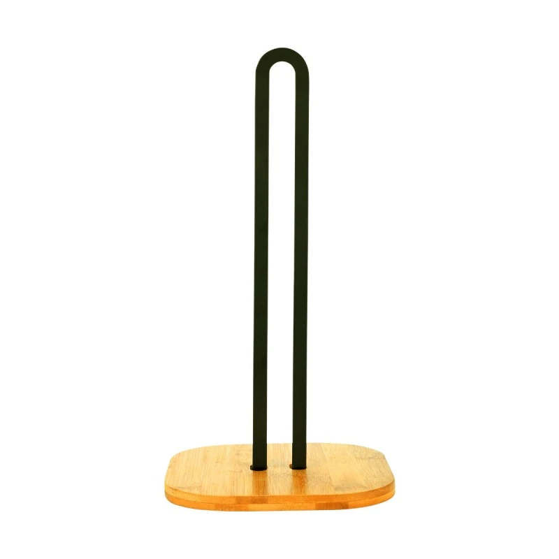 ESTIA ΒΑΣΗ ΓΙΑ ΡΟΛΟ ΚΟΥΖΙΝΑΣ BAMBOO ESSENTIALS ΜΕΤΑΛΛΙΚΗ 16x16x31.3cm