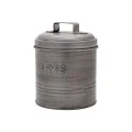 COFFEE CONTAINER METALLIC 11x11x14cm  WITH AIRTIGHT LID