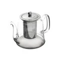 TEAPOT GLASS 1000ml WITH STAINLESS STEEL FILTER