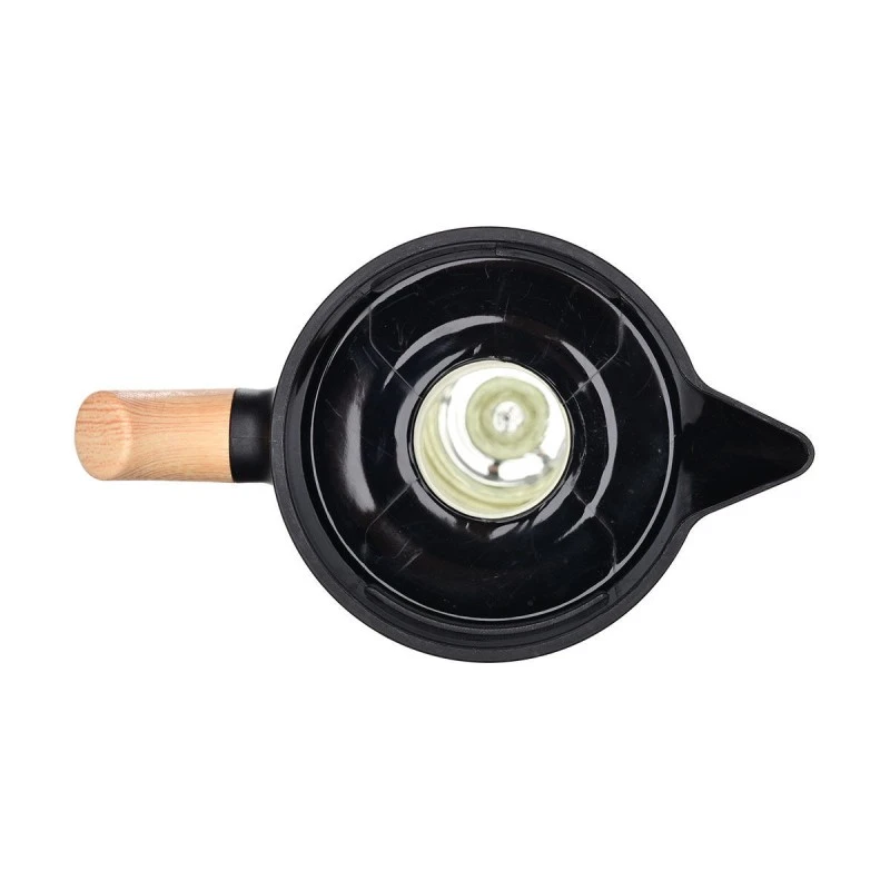 INSULATED JUG WITH ERGONOMIC HANDLE 1lt BLACK