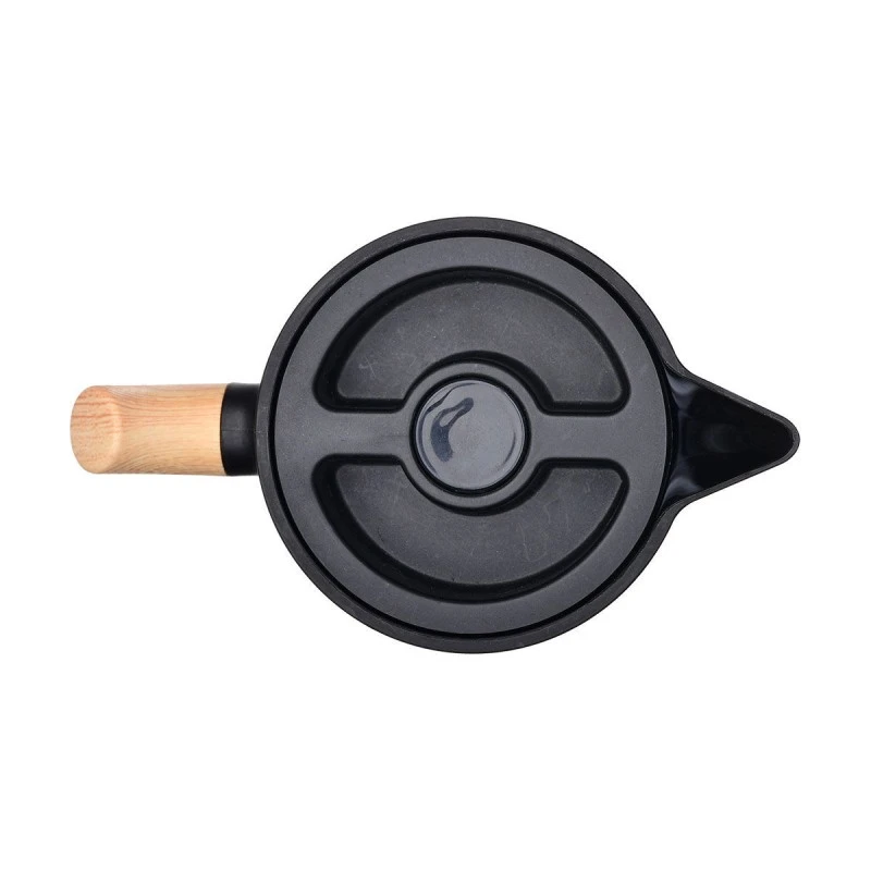 INSULATED JUG WITH ERGONOMIC HANDLE 1lt BLACK