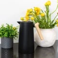 INSULATED JUG WITH ERGONOMIC HANDLE 1lt BLACK