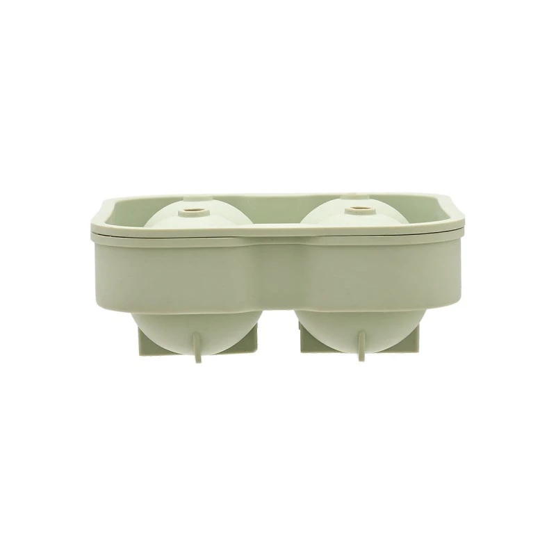 ICE-CUBE TRAY SILICONE 4 CASES ROUND MINT