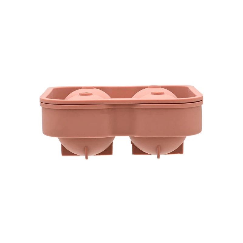 ICE-CUBE TRAY SILICONE 4 CASES ROUND ROTTEN APPLE