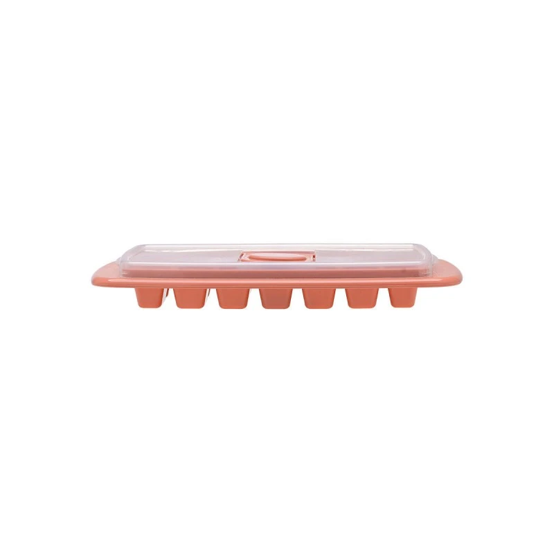 ICE-CUBE TRAY PLASTIC 14 CASES WITH LID ROTTEN APPLE