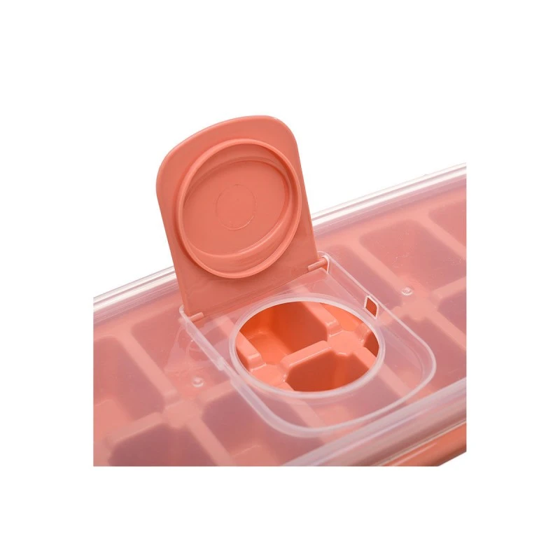 ICE-CUBE TRAY PLASTIC 14 CASES WITH LID ROTTEN APPLE