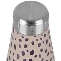 INSULATED BOTTLE TRAVEL FLASK SAVE THE AEGEAN 500ml LEOPARD TAUPE