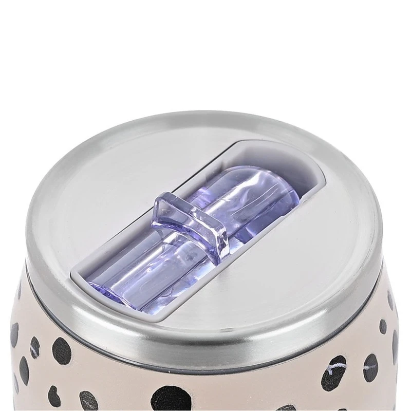 INSULATED TRAVEL CUP SAVE THE AEGEAN 500ml LEOPARD TAUPE