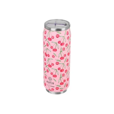 INSULATED TRAVEL CUP SAVE THE AEGEAN 500ml CHERRY ROSE