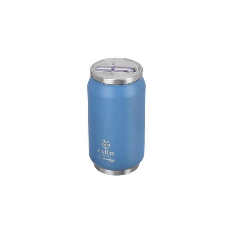 INSULATED TRAVEL CUP SAVE THE AEGEAN  300ml DENIM BLUE