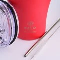 INSULATED COFFEE MUG SAVE THE AEGEAN 350ml SCARLET RED