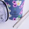 INSULATED COFFEE MUG SAVE THE AEGEAN 350ml GARDEN BLUE
