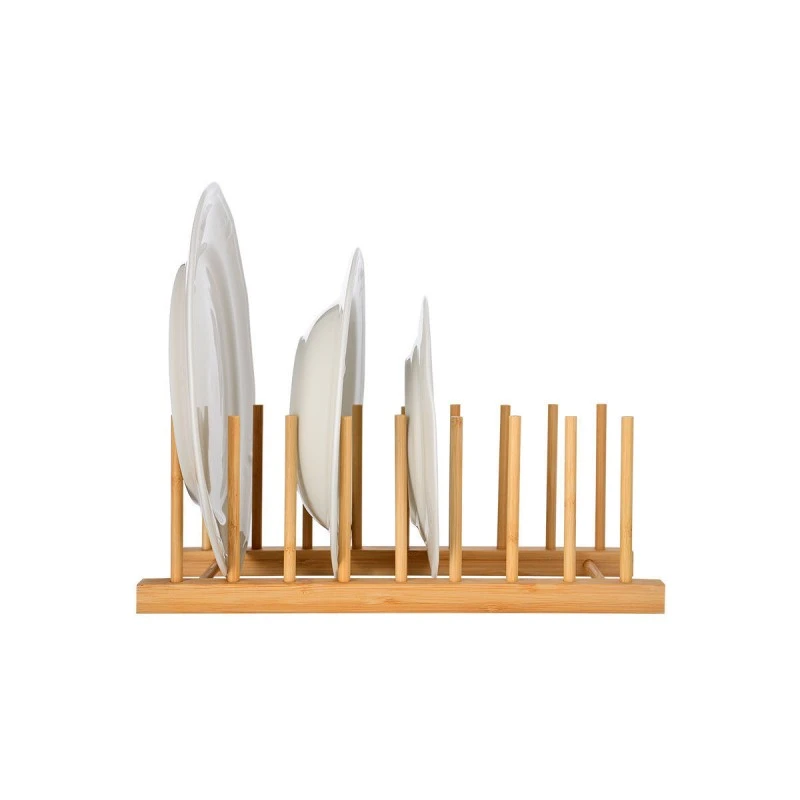 CABINET PLATE RACK BAMBOO ESSENTIALS