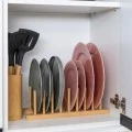 CABINET PLATE RACK BAMBOO ESSENTIALS