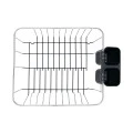 HOMELY ΚΑΛΑΘΙ ΝΕΡΟΧΥΤΗ ΜΕΤΑΛΛΙΚΟ 35x30x15cm ΜΕ ΜΑΥΡΗ ΒΑΣΗ ΣΙΛΙΚΟΝΗΣ