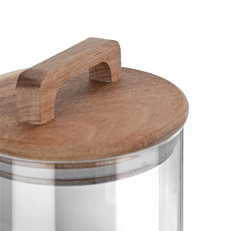 STORAGE CONTAINER ALLURE GLASS 1000ml 10x10x19cm