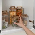 STORAGE CONTAINER ALLURE GLASS 1000ml 10x10x19cm