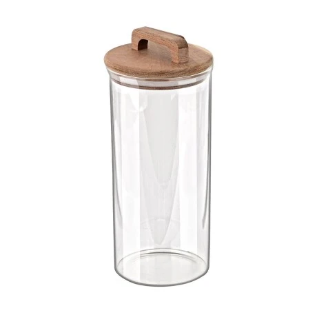 STORAGE CONTAINER ALLURE GLASS 1300ml 10x10x22cm