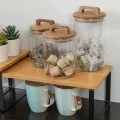 STORAGE CONTAINER ALLURE GLASS 1300ml 10x10x22cm