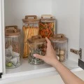 STORAGE CONTAINER ALLURE GLASS 1300ml 10x10x22cm