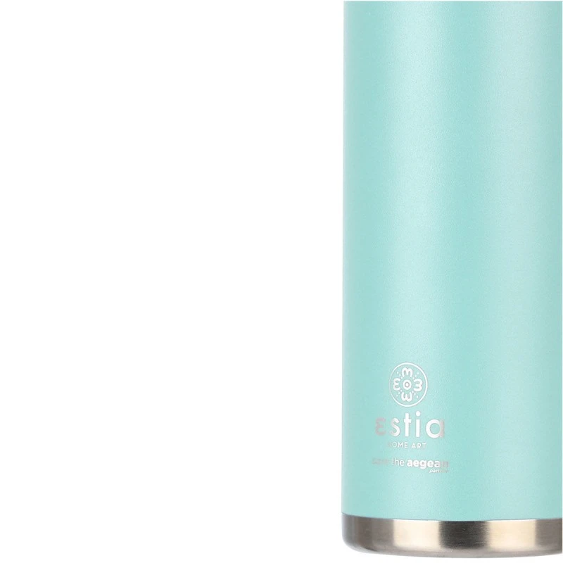 INSULATED BOTTLE TRAVEL CHUG SAVE THE AEGEAN 500ml BERMUDA GREEN