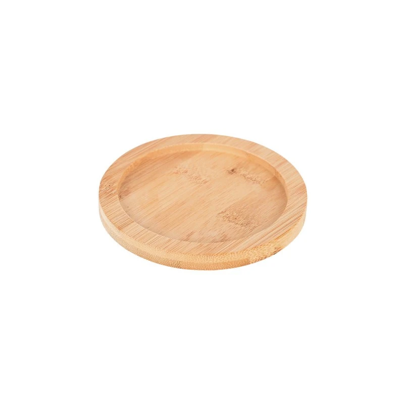 SERVING PAN IRON CAST IRON 10cm WITH BAMBOO BASE