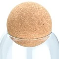 STORAGE CONTAINER GLASS 1300ml WITH CORK LID