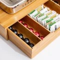 COFFEE CAPSULE DRAWER CASE ΒΑΜΒΟΟ ESSENTIALS WITH 5 ADJUSTABLE POSITIONS