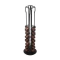 COFFEE CAPSULE HOLDER METAL BLACK METALLIC 40 PLACES BLACK