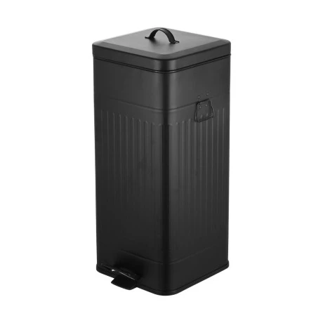 KITCHEN TRASH CAN ANTIGUA SOFT CLOSE 30lt MAT BLACK
