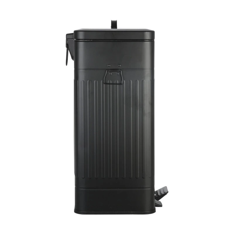 KITCHEN TRASH CAN ANTIGUA SOFT CLOSE 30lt MAT BLACK