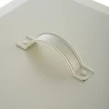 KITCHEN TRASH CAN ANTIGUA SOFT CLOSE  30lt MAT IVORY