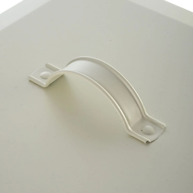 KITCHEN TRASH CAN ANTIGUA SOFT CLOSE  30lt MAT IVORY