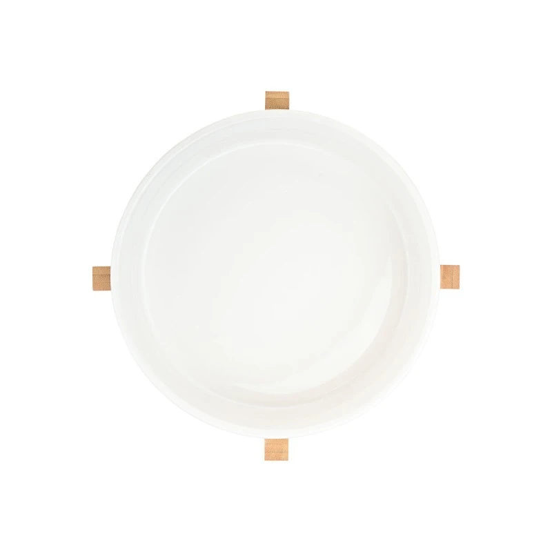 SALAD BOWL BAMBOO ESSENTIALS 27cm WITH BAMBOO BASE
