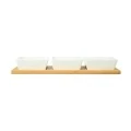 BOWLS BAMBOO ESSENTIALS WITH BAMBOO BASE SET 3 PCS.
