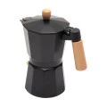 ESPRESSO POT 150ml WITH ALUMINUM BODY BLACK