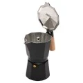 ESPRESSO POT 150ml WITH ALUMINUM BODY BLACK