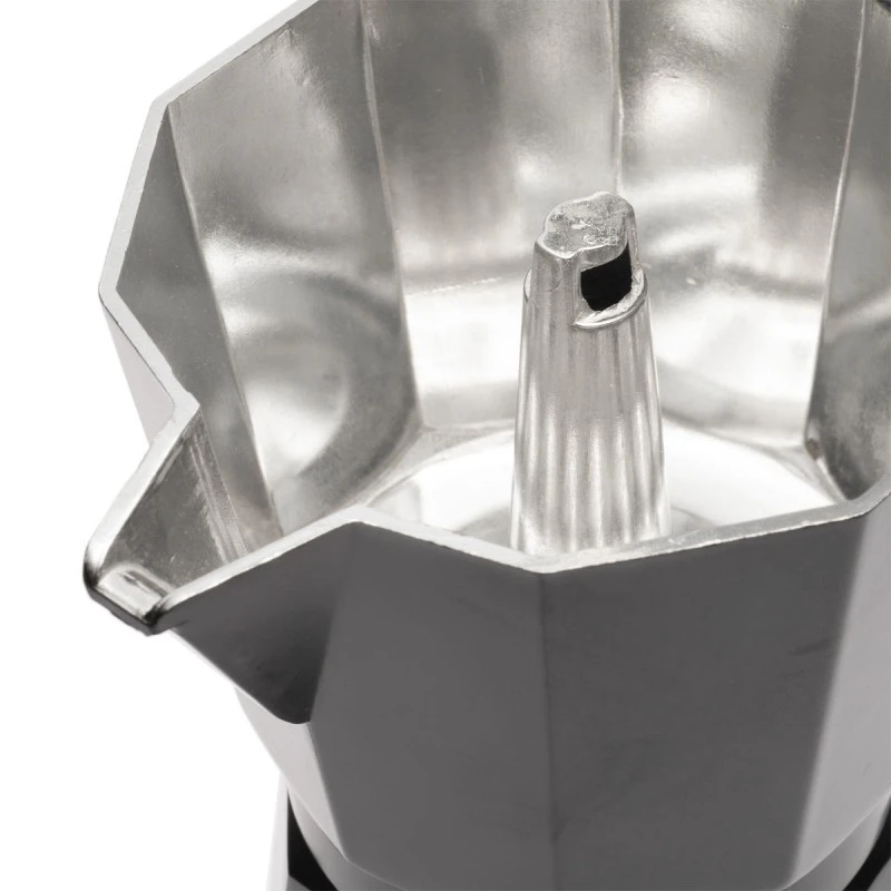 ESPRESSO POT 150ml WITH ALUMINUM BODY BLACK