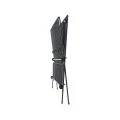 DISH RACK FOLDABLE METALLIC BLACK 2 -TIER