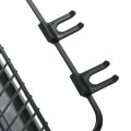 DISH RACK FOLDABLE METALLIC BLACK 2 -TIER