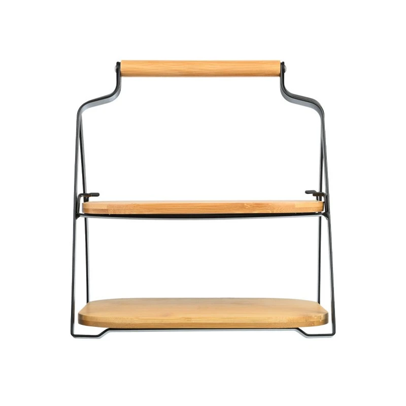 SERVING PLATE BAMBOO ESSENTIALS TWO-TIER
