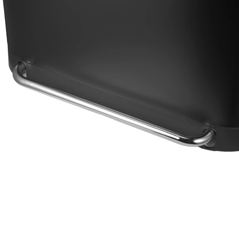 KITHCEN TRASH CAN DUOPRIME SOFT CLOSE 60LT WITH TWO CONTSINERS 30&amp;30LT BLACK